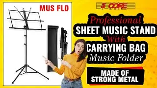 The Best Multi-Functional Folding Music Stand In 2022 | Best Music Stand In USA by 5 Core Inc