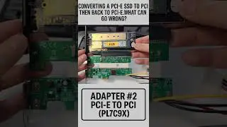 Что происходит, когда скорость NVMe SSD ограничена скоростью PCI 90-х годов? #nvme #ssd #experime...
