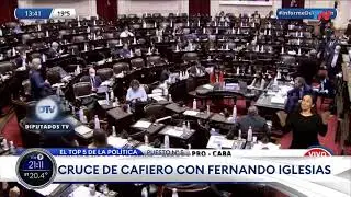 Fernando Iglesias defenestra a Santiago Cafiero en el Congreso Nacional (09 julio 2021)