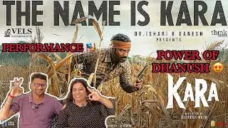 The Name is Kara Reaction Video| Dhanush | Vignesh Raja | GV Prakash | Dipoosreaction 
