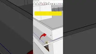 Railing in SketchUp using Fence Maker Tool #trendingshorts