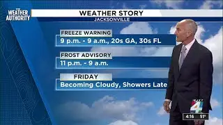 Tonight we will spend more time near or below freezing...