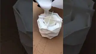 Maker Marketplace Feature: 3D Printed Geometric Planter Mold for Silicone and Concrete!