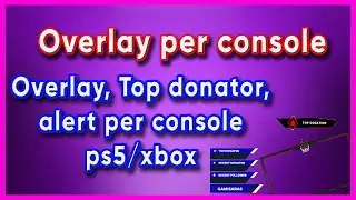 OVERLAY PER CONSOLE | COME METTERE UN OVERLAY SU CONSOLE | OVERLAY PER PS4 TWITCH