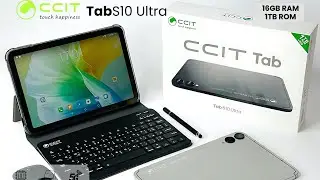 CCIT&mdash;TAB S10ultra&mdash;5G📶✅ Android 13 / Professional Software ✅10.1&rdquo; Incell IPS LCD ✅RAM:16GB , ROM:1TB