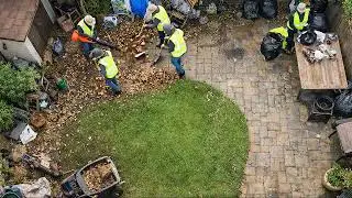 So Satisfying Backyard Cleanup