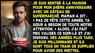 Je suis rentré pour mes 24 ans avec un gâteau. Maman a dit :« Pas de fête. »