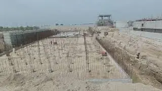 L&T water reservoir construction #civilengineering #heavyconstruction & #ytshorts #punjab #viral