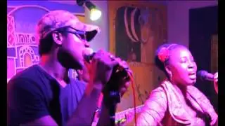Open Mic Host Lolo Musiq performing