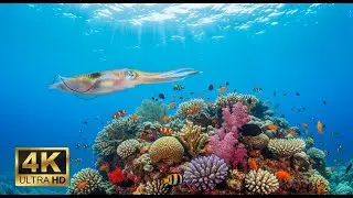 🌅 Deep Sea Aquarium 4K &ndash; Tranquil Fish Swimming & Soothing Background Music