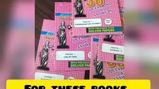 Law books Chaudhary Charan Singh University Meerut study material notes 1 year ccsu,question bank