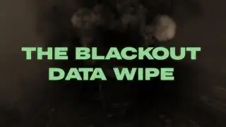 My Reaction on Blackout's Data Wipe