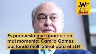Camilo G&oacute;mez, former peace commissioner, spoke about the proposal for a multilateral fund for the...