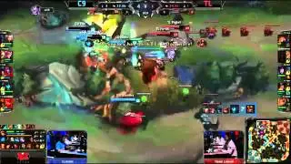 C9 Sneaky Kalista VS Liquid Piglet Sivir Highlights   2015 NA LCS Spring W2D1
