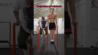 Kulturysta vs Kalistenik! Czemu dał mi wygrać?#kalistenika #kulturysta #sport #fitnes   #dipy