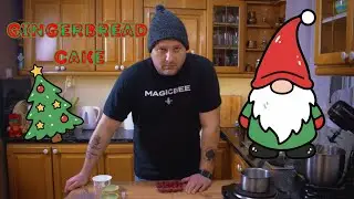Christmas Gingerbread Cake #gingerbread #cake