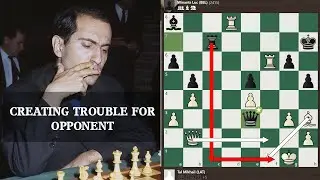 Mikhail Tal vs Winants Luc: Creating Trouble for Opponent