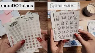 Huge sticker haul | Ft. @TheCoffeeMonsterzCo and @randidotplans