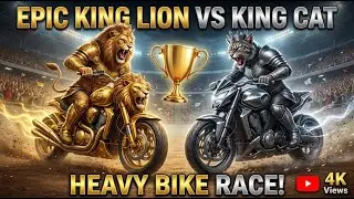 🦁 King Lion Wins Legendary Bull Riding Championship &ndash; Epic Racing Challenge