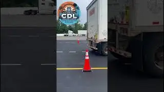EXERCISE 4 - REVERSE OFFSET BACKING #trucking  #truckingjobs #cdlclips #cdl #cdltips #cdltest