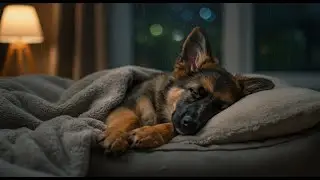 German Shepherd Puppy Sleeping | Relaxing Video for Baby Nap Time 🐶💤|Relaxing Background