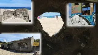 Bobolin - Bunkry na plaży oraz działobitnie