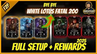 White Lotus Fatal 200 FULL Gameplay + Talent Tree & Equipment Showcase | MK Mobile