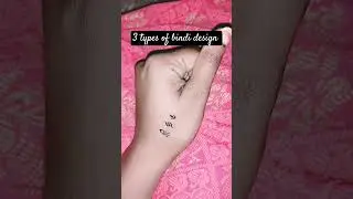 Art bindi eyeliner design...
