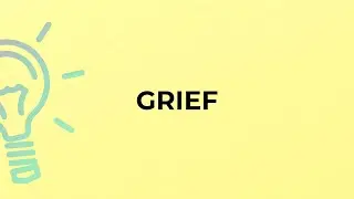 What is the meaning of the word GRIEF?