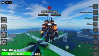 (The Noob Experiment Battlefront). Titan Bloxxer in soloing Mode Boss Rush. Until wave 1-15 only 