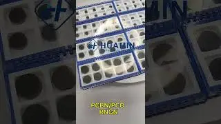 PCBN PCD INSERT RNGN #cbn #cbninsert #pcd #pcdinsert #cuttingtools #cnctools #factory