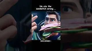 THIS is how you eat a sandwich 💀🥪|#movie #lightyear
