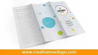 Trifold Brochure Mockup by Creative Mockups