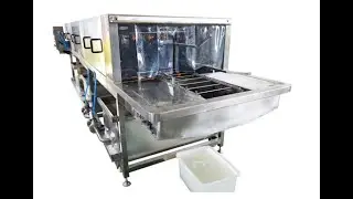 Hello River Brand Automatic Plastic Crate Tray Pallet Plate Basket Washing Machine Cleaning Machine