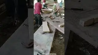 Making a Solid Wood Full Slab Dining Table Woodworking I Natural Live Edge Wood I Akie The Carpenter