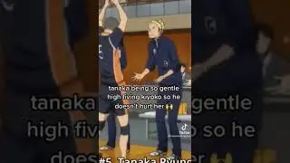 Awww no cuz that's actually so cute💕 #kiyoko #tanaka #ukai #kiyotana #takeda