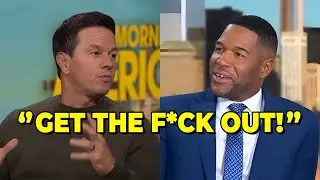 Mark Wahlberg Kicked Off Good Morning America After Heated Clash With Michael Strahan