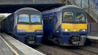 320s ,318s and One Track Cleaning train at Hamilton West