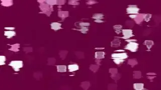 4K Falling Hearts Explosion Water Reflection View Pink White Copyright Free Stock Footage Download