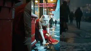 anthropomorphic cat emotional story #EmotionalStory #Heartbreaking #MotherAndChild #NeverGiveUp