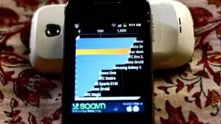 Quadrant Standard Benchmark on Samsung Galaxy Y