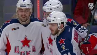 Slepyshev sends terrific no-look backhand feed for Marchenko to finish
