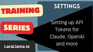 LaraLlama Training - Settings