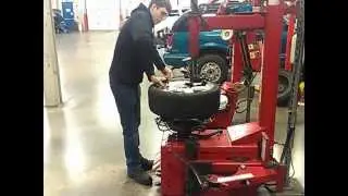 UTI Exton's fastest tire change 1:08 First Attempt Record