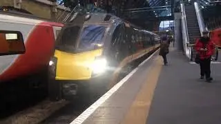 Arriva Grand Central class 180 Adelante departs London Kings Cross for the North
