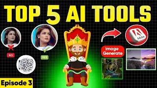5 Crazy Ai Tools | You MustTry in 2024 | Best Ai Tools | ai tools free | Don't Miss! 😎
