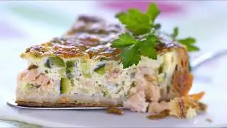 Quiche saumon courgette | Recette gourmande