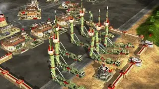 Nuke China 1 vs 2 USA Laser - C&C Generals Continue