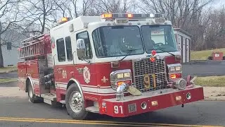Warminster Fire Department Engine 91 responding 1/27/24