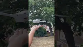 DJI Mini 3 Pro drone being hand caught / Landing due to rough ground. #dji #drone #djimini3pro